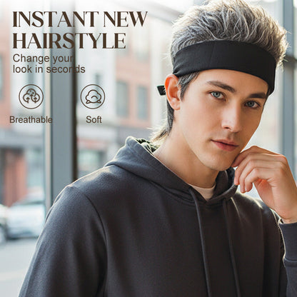 Gorras con Peluca Unisex de Estilo Hip-Hop