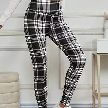 ❄️Leggings de Cuadros para Mujer | Forrados, Calentitos, Ideal para Invierno y Base ✅
