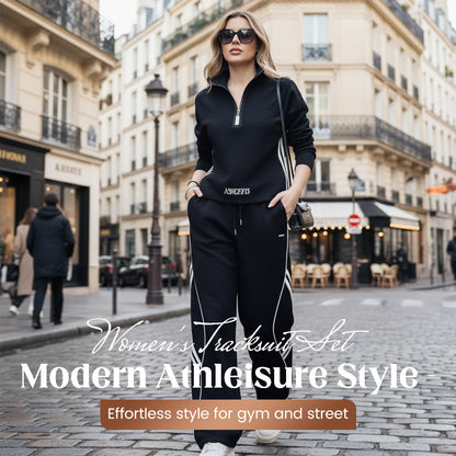 🔥¡¡OFERTA EXCLUSIVA!! Conjunto Deportivo Casual Mujer 2 Piezas - Cómodo Primavera Otoño Aplancha Figura