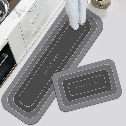🧼Alfombra Antideslizante Moderna | Impermeable, Resistente a la Suciedad ✨ Ideal para Cocina, Baño y Entrada