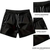 ✨Nuevos✨Pantalones Cortos Deportivos de Secado Rápido para Hombre con Bolsillos con cremallera