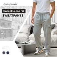 🔥Ofertas Especiales - Pantalones de Cargo Holgados Casuales para Hombre