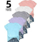 👕 ¡50% DE DESCUENTO AHORA! 🌈 Pack de 5 camiseta versátil de color liso – algodón suave, transpirable y perfecta para el día✨ a día