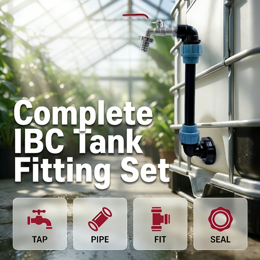 🚰  50% OFF! 💧 IBC Tank Fitting Set – Leak-Proof, Zinc Alloy Tap, Tool-Free, Complete ✨