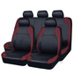 🚗 50% OFF! 9-Piece Universal Fit Leather Car Seat Cover Set