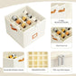 👟50% OFF NOW! Foldable Shoe Storage Box – Clear Lid Closet Shoe Organizer with Reinforced Handles, 16-Pair Capacity Space-Saving Storage Bin for Closet Bedroom Organisation