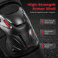 📢📢50% OFF !! ⏰ Motorcycle Knee & Elbow Guard Set – Hard Shell, Articulated, Adjustable 🏍️