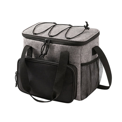 📢📢50% OFF !! ⏰Large Capacity Insulated Cooler Bag for Picnics & Outdoors – Keeps Food & Drinks Cold for Hours 🧺