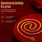 Elegante vierbladige klaver druppelketting