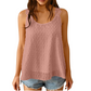 ⏰ 50% KORTING – Slechts tijdelijk✨Elegante tanktop met kanten bandjes en stippen