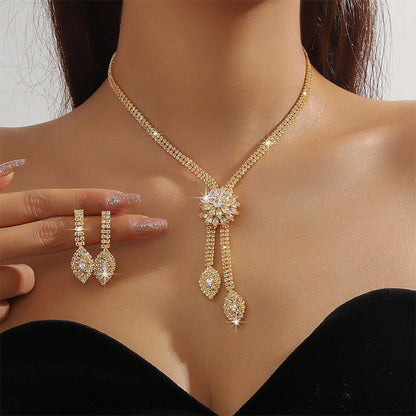 🎉 2026 Sale — Over 31,900 Sold! ⏳Luxury Floral Cubic Zirconia Jewelry Set | Elegant Matching Gift Jewellery 💎