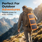 ✨ Portable Solar Panel – Foldable, USB Charging, Weather-Resistant 🎒