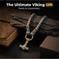 🎁2026 New Arrivals 50% OFF💥Viking Thor Hammer Pendant Necklace – Stainless steel with Byzantine chain – Bold & durable – perfect for daily wear or gifting ✨💪