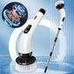 💪 Rechargeable Cleaning Brush with Telescopic Pole & 8 Heads — No Bending, No Kneeling, Just Effortless Cleaning