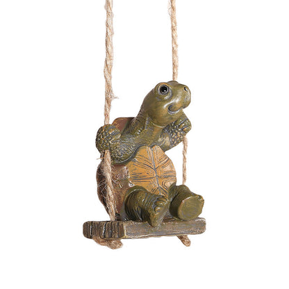 🏆Surprise Price: Only £10.99!!!🐢Whimsical Turtle Swing Decor🌿