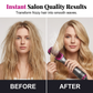 📢📢50% OFF !! 💇‍♀️ Professional 3-in-1 Hot Air Brush – Dry, Detangle & Volumize in One Step ✨