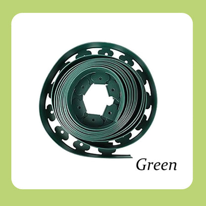 🏡 Garden Edging Roll 10m with 30 Pegs — Durable PE Plastic | Easy Cut-to-Size | Neat Lawn Borders