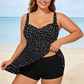 🩱2026 New Arrival50% OFF! ☀️Women’s Plus-size swimsuits Tummy Control Ruched Bathing Suit, Scallop V-Neck, Wide Straps, Slimming & Flattering for Curvy Women. Perfect for Beach & Pool! 🌊☀️