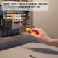 ⚡🛡️ Heavy-Duty Insulated Electrician Screwdriver Set – 100% Shock-Proof for Safe Electrical Work! | VDE Certified, Up to 1000V 🔌