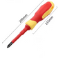 ⚡🛡️ Heavy-Duty Insulated Electrician Screwdriver Set – 100% Shock-Proof for Safe Electrical Work! | VDE Certified, Up to 1000V 🔌