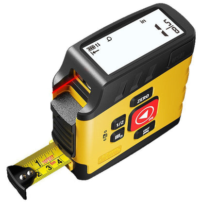 📏⚡ Smart Laser Distance Measure Tape – Point, Click & Get Instant Readings! | 165ft Range ±1/16" Accuracy, No More Tape Tangles 🎯