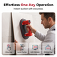 💪🔄 Heavy Duty Electric Vacuum Suction Cup – Holds Up to 500lbs with One Click! | No Drilling, No Damage – Instant Strong Hold 🏠🔩