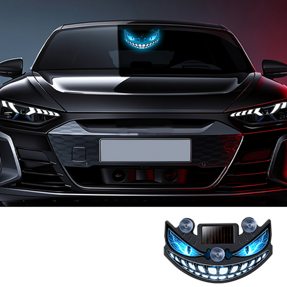 🔥 50% OFF! 😈 “Devil's Sucker” Solar LED Car Warning Light ✨ Vibration Sensor, USB & Solar Charging, Universal for Cars & Trucks