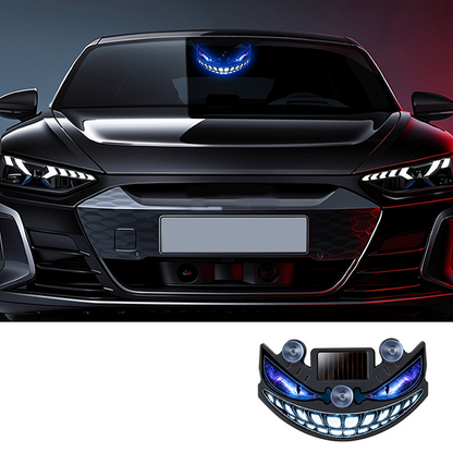 🔥 50% OFF! 😈 “Devil's Sucker” Solar LED Car Warning Light ✨ Vibration Sensor, USB & Solar Charging, Universal for Cars & Trucks