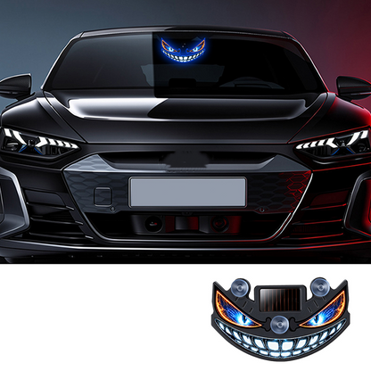 🔥 50% OFF! 😈 “Devil's Sucker” Solar LED Car Warning Light ✨ Vibration Sensor, USB & Solar Charging, Universal for Cars & Trucks