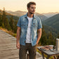 👕 50% OFF NOW! 💙 Men’s Washed Denim Shirt – Rugged charm, soft washed fabric & versatile style – Perfect for casual outings & weekend layers 🌿