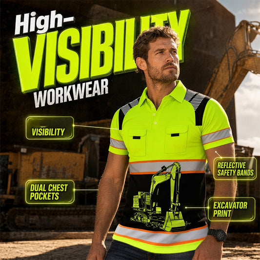 📢📢50% OFF !! ⏰Men's Casual Excavator Graphic Top