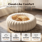 🎉 2026 Sale — Over 52,000 Sold! 🐾 Ultra-Soft Round Calming Cat & Dog Bed – Raised Rim Design 🛌