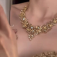 ⏳Limited-time 50% off⏰Elegant Yellow Sparkling Rhinestone Jewelry💎📿