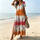 👗🌈  50% OFF! Women’s Tie Dye V Neck Maxi Dress – Breathable Comfort, Relaxed Fit and Effortless Summer Style ✨
