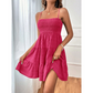 🎁2026 New Arrivals 50% OFF💥Women’s Smocked Tiered Mini Dress – Adjustable Straps, Stretch Bust & Breezy A-Line Fit ✨