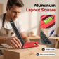 ⏰ 50% OFF 📐🔧 Aluminum Layout Square with Bubble Level – Measure, Mark & Level in One Tool! | Durable, Lightweight & Built to Last 💪