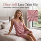 🎁2026 New Arrivals 50% OFF💥Women's Lace V-Neck Nightdress Loose Modal Slip Sleepwear