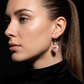 🎁 50% OFF NOW！💥Sparkling Heart Drop Earrings – Romantic Pink Glow ✨