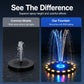 🔥50% OFF on selected products🎉Solar Fountain Pump with 7-Color LED Lights