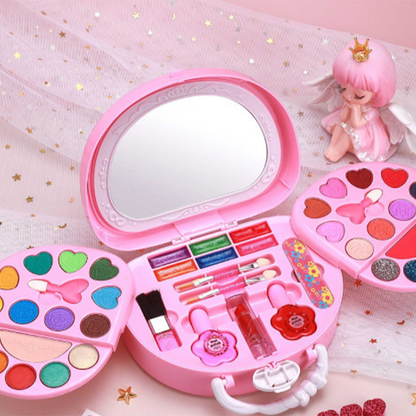 🎁2026 New Arrivals 50% OFF💥Kids Washable Makeup Toy Set with Portable Pink Handbag