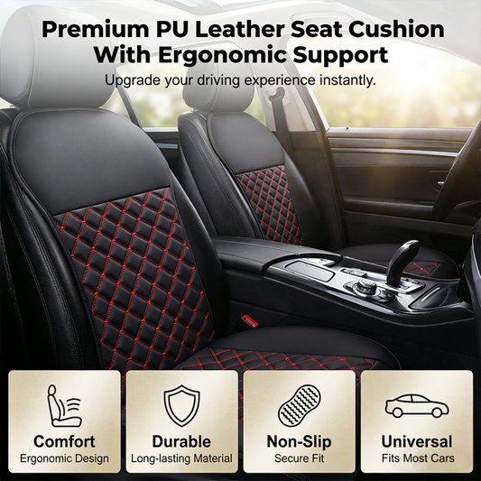 ⏳50% off⏰Universal PU Leather Car Seat Cushion🚗💺