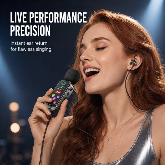 📢📢50% OFF !! 🎤Bluetooth Karaoke Headset with Secure Collar Spring Clip