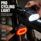 🔦 Rechargeable Bike Light Set 🚲 Light Up the Road, Ride Home Safe – No Batteries, No Fuss ✨