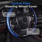 📢📢50% OFF !! ⏰Segmented Carbon Fiber Steering Wheel Cover