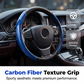 📢📢50% OFF !! ⏰Segmented Carbon Fiber Steering Wheel Cover