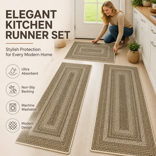 📢📢50% OFF !! ⏰Elegant Woven Runner Rug