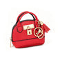 🎉 LIMITED TIME 50% OFF! 🐚 Mini Shell Bag Keychain – PU Leather Lipstick Coin Purse with Golden Padlock & Tassel ✨