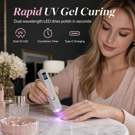 📢📢50% OFF !! ⏰Portable Handheld UV Nail Curing Light