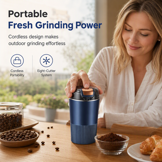 Compact Household Electric Grinder with 8 Multifunctional Dry Powder Milling Machine for Grains