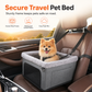 🐶🚗 Secure Travel Pet Bed – 50% OFF! Heavy-duty metal frame, waterproof Oxford fabric, safety leash – protects your dog & seats. 🛡️